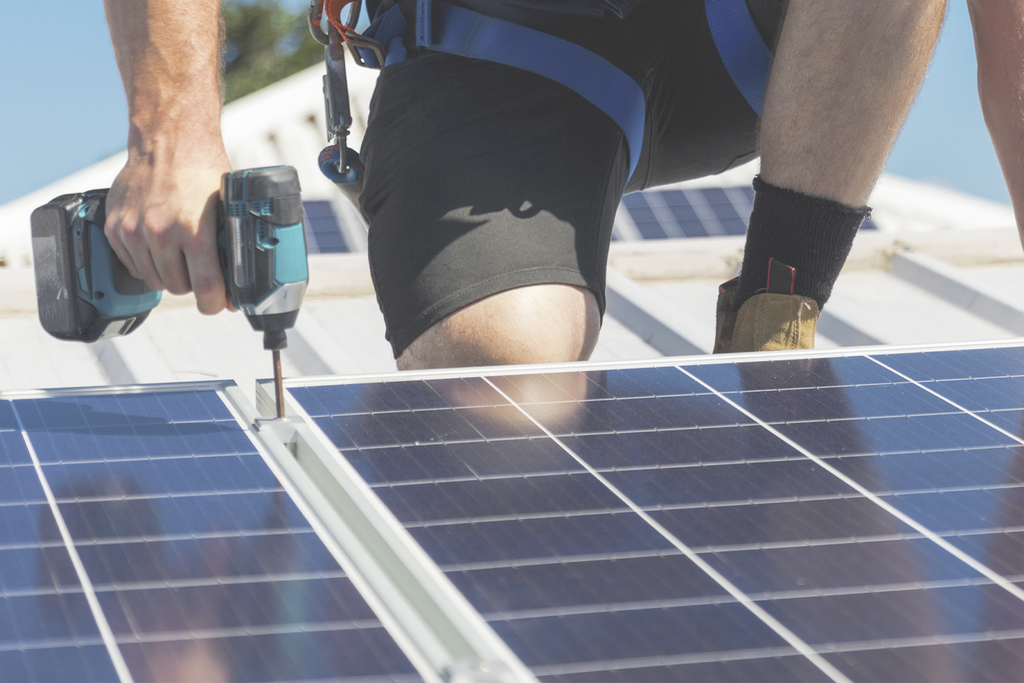 Battery storage captures unused solar power, which can then be used at night or on an overcast day.