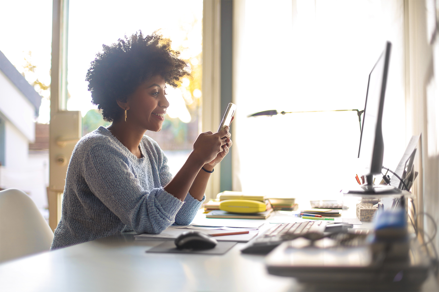 An environmentally friendly home office can be more pleasant and save you money in the long term. An environmentally friendly home office can be more pleasant and save you money in the long term.