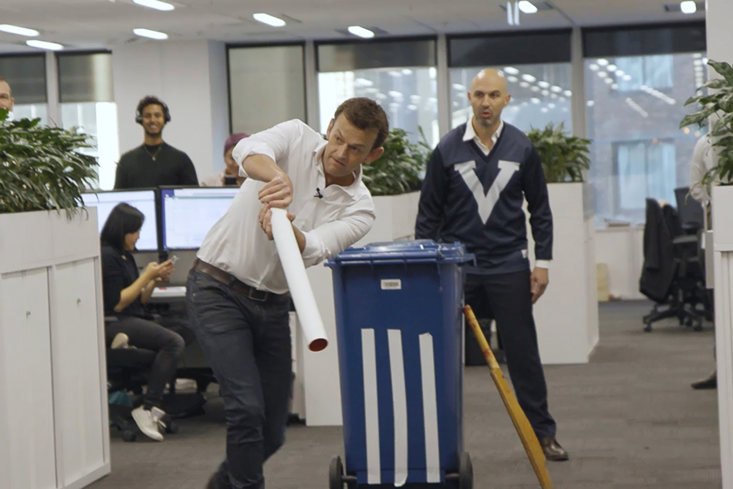 Our brand ambassador Adam Gilchrist recently visited our Sydney office.