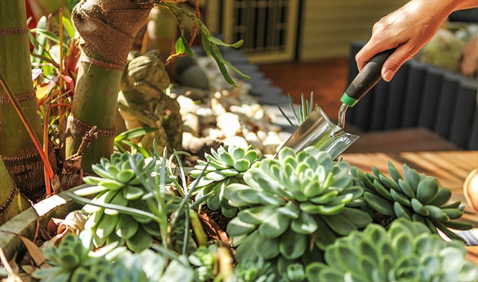 victa-gardening-shovel-green-plants