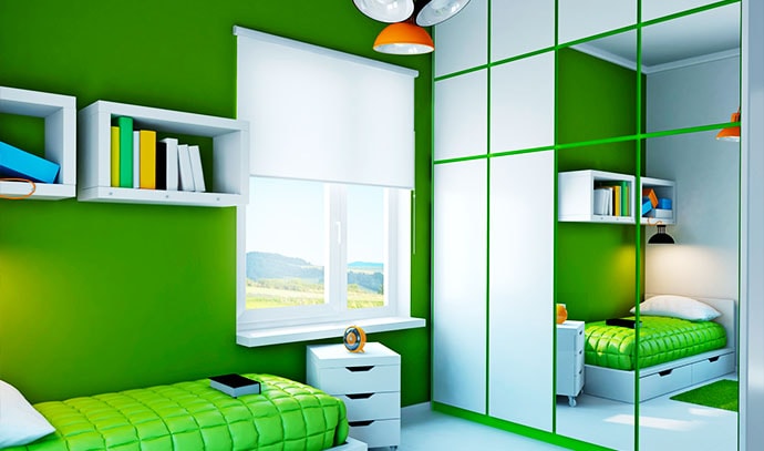 apple-green-modern-bedroom