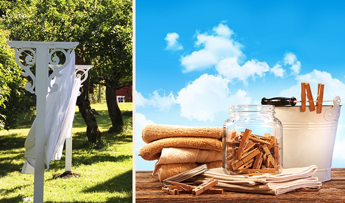 drying-washed-laundry-washing-materials-clothespin-bucket