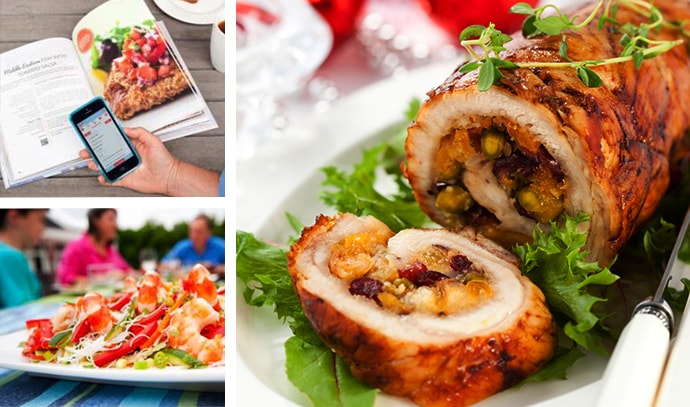 smart-cookbook-food-app-seafood-salad-turkey-roast