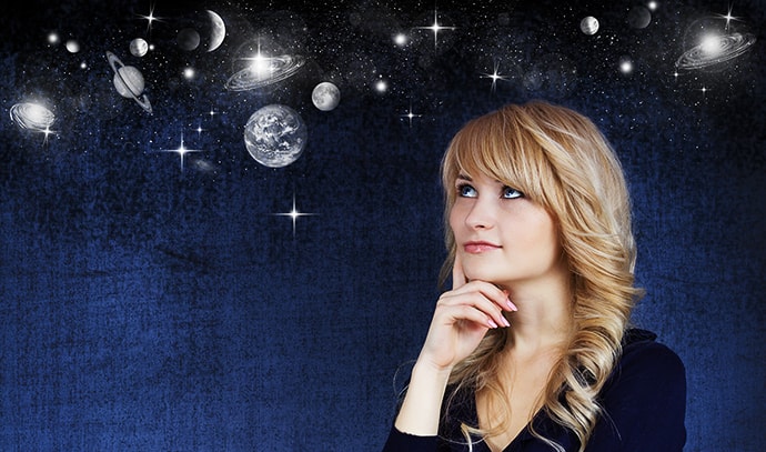 close-up-portrait-young-blonde-woman-dreaming-future-career-planet-stars-galaxy