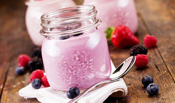 small-jars-wooden-table-homemade-yogurt-fresh-berries