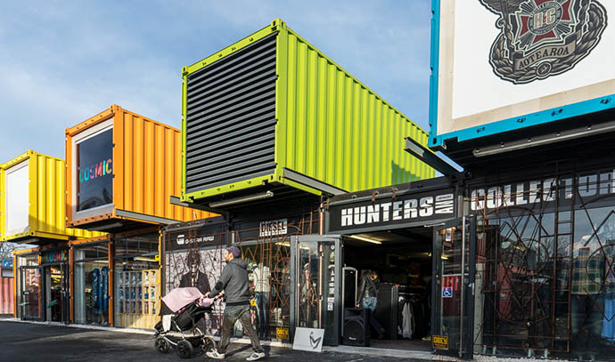 restart-nz-shopping-mall-shipping-container-emergency-rebuild-christchurch-new-zealand